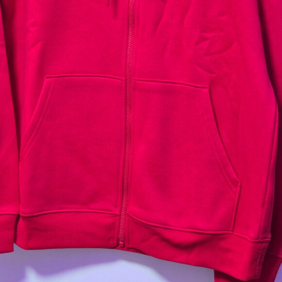 Athletic Works Big Men's Fleece Zip Hoodie Sweatshirt - Medium Tall - Brand New - Picture 3 of 4